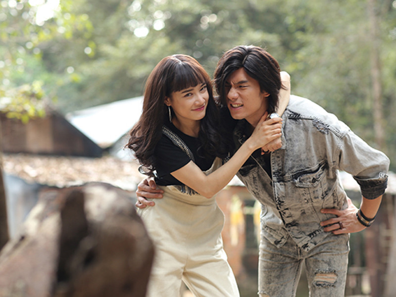 Nhã Phương và Nhan Phúc Vinh quen biết nhau khi học chung khoa diễn xuất tại Trường đại học Sân khấu điện ảnh. Ảnh: Thể thao văn hóa