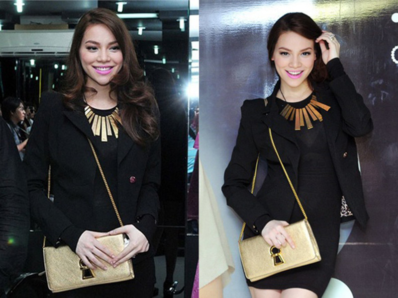 Năm 2010, Hồ Ngọc Hà mang bầu con trai đầu lòng với chồng cũ - doanh nhân Cường Đô la. Ảnh: Zing