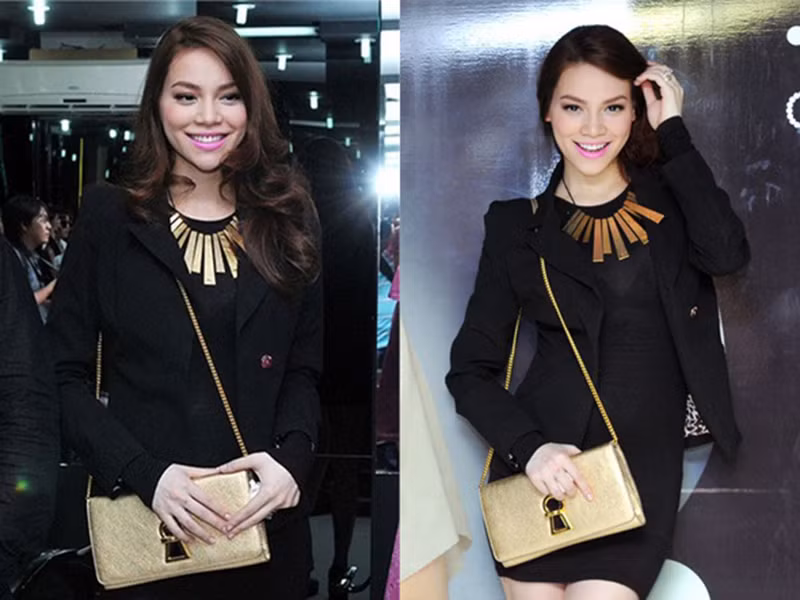 Năm 2010, Hồ Ngọc Hà mang bầu con trai đầu lòng với chồng cũ - doanh nhân Cường Đô la. Ảnh: Zing