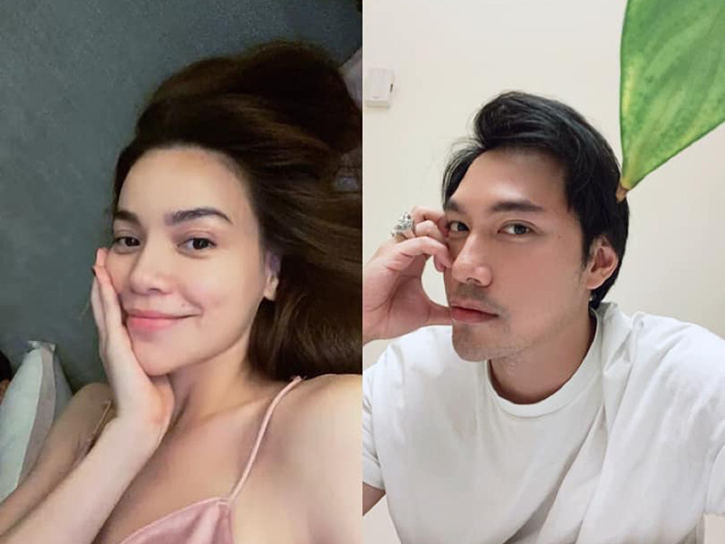 Nữ ca sĩ khoe gương mặt rạng rỡ dù không son phấn.