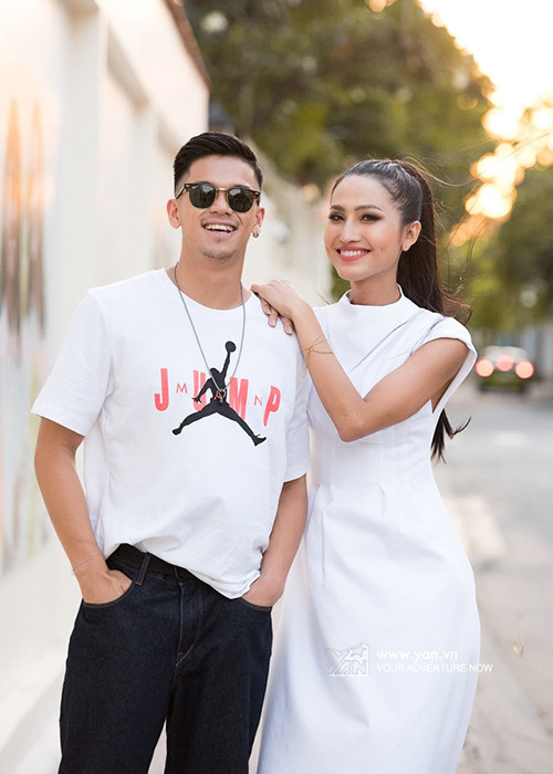 "Trong cuộc thi và cả sau cuộc thi, người duy nhất nhắn tin nhưng không chia buồn với tôi là Trọng Hiếu. Anh ấy không nói câu nào buồn, chỉ toàn nói ưu điểm của tôi, động viên tinh thần theo cách tích cực nhất", Hoài Sa chia sẻ trên Vietnamnet. Ảnh: Yan