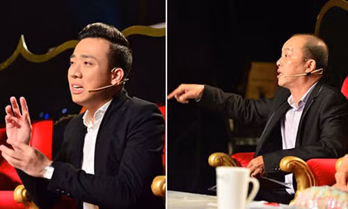 Trên truyền hình, Trấn Thành từng nói quá nhanh nên phát ngôn từ “giao hưởng hợp xướng" thành một từ nhạy cảm, hay bị chỉ trích vô lễ với nghệ sĩ Đức Hải trên ghế nóng.