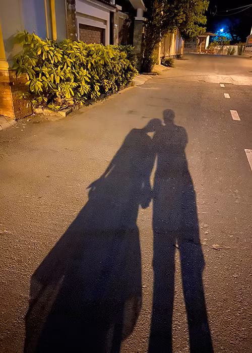 Vân Hugo cho biết, con trai rất quý bạn trai của cô.