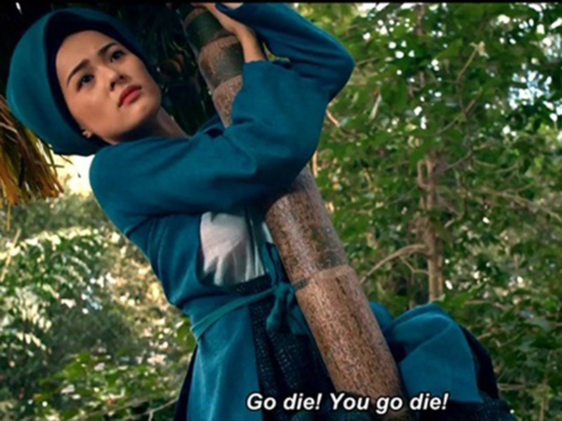 Diễn xuất của Hạ Vi trong "Tấm Cám: Chuyện chưa kể" nhận bình luận tiêu cực. Cô bị chê diễn đơ và non kém. Ảnh: Vietnamnet