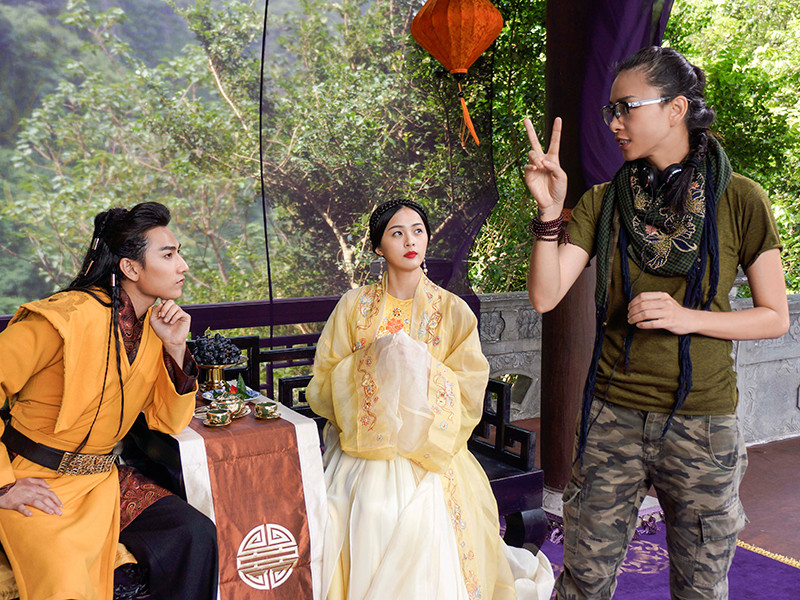 Năm 2016, Hạ Vi bất ngờ đóng nữ chính phim "Tấm Cám: Chuyện chưa kể" của Ngô Thanh Vân dù chưa có kinh nghiệm diễn xuất. Ảnh: Elle