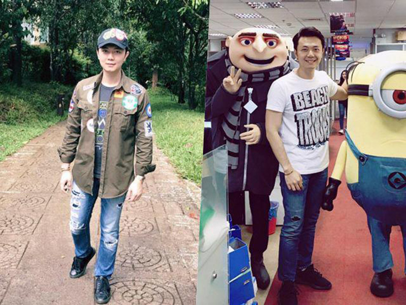 Dù hơn Thúy Vân 10 tuổi nhưng với vẻ ngoài điển trai, trẻ trung khiến Nhật Vũ và vợ sắp cưới trông cân xứng.