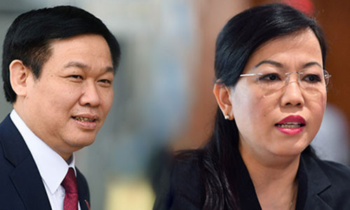 Quoc hoi se mien nhiem ong Vuong Dinh Hue va ba Nguyen Thanh Hai