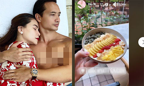 Ho Ngoc Ha mang thai doi voi Kim Ly, lo bang chung sap cuoi