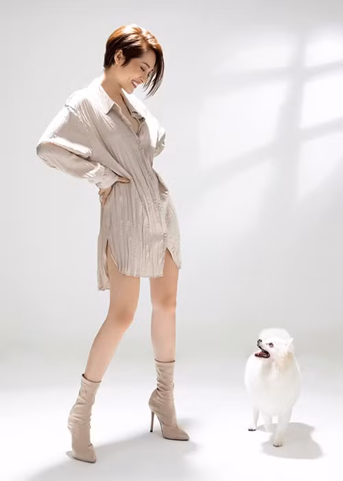 Từ năm 2019 đến nay, Bảo Anh để tóc ngắn cá tính.