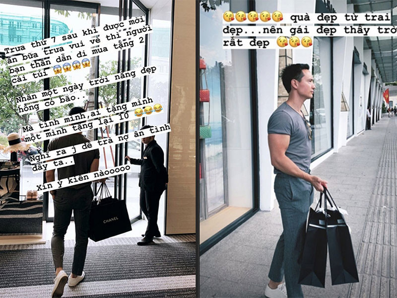 Kim Lý tỏ ra hết mực chiều chuộng Hồ Ngọc Hà như tặng quà, hộ tống bạn gái đi diễn, quan tâm đến người yêu từng ly từng tý.