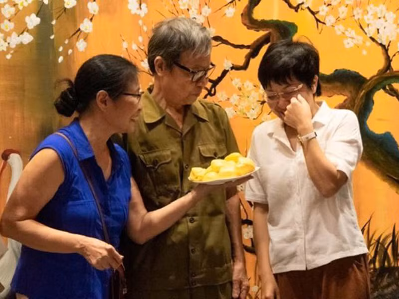 Thảo Vân cũng giữ mối quan hệ tốt đẹp với bố mẹ chồng cũ. Ảnh: Vietnamnet