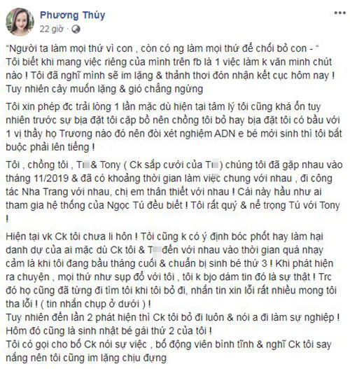 Phuong Thuy to dien vien Phung Cuong ngoai tinh khi vo sap sinh-Hinh-2