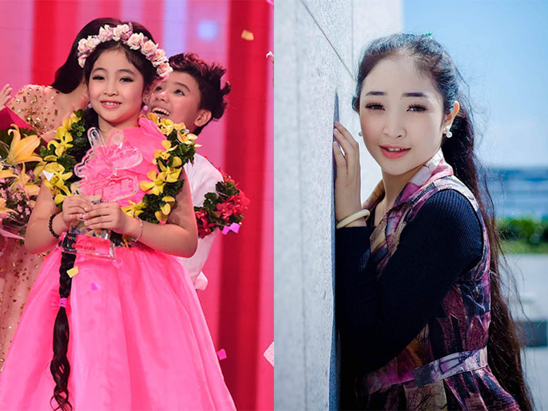 “Công chúa tóc mây” Trịnh Nguyễn Hồng Minh đăng quang Giọng hát Việt nhí 2015 khi mới 9 tuổi. Sau cuộc thi, em ngày càng xinh xắn. Ảnh: Dân Việt