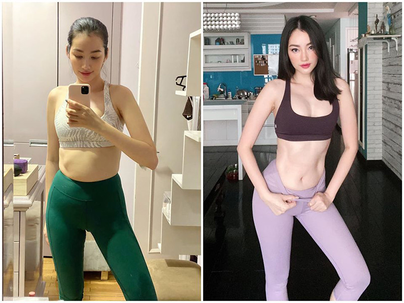 Trúc Diễm khoe thành quả vòng eo con kiến nhờ tập luyện, ăn uống khoa học.