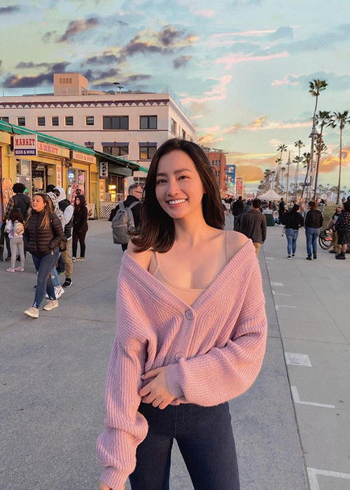 Ngoài thời gian học tập, Trúc Diễm còn dành thời gian gặp gỡ các công ty đại diện tại Hollywood để chuẩn bị cho các dự án tương lai tại Mỹ.