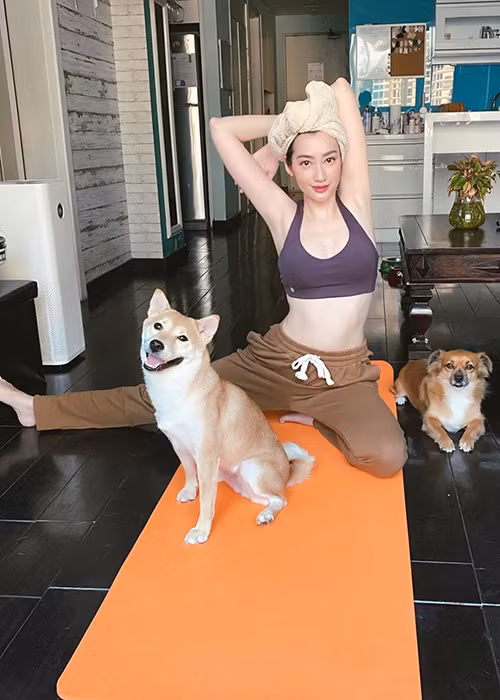 Trúc Diễm trở về Việt Nam trước khi tình hình COVID-19 có diễn biến phức tạp.