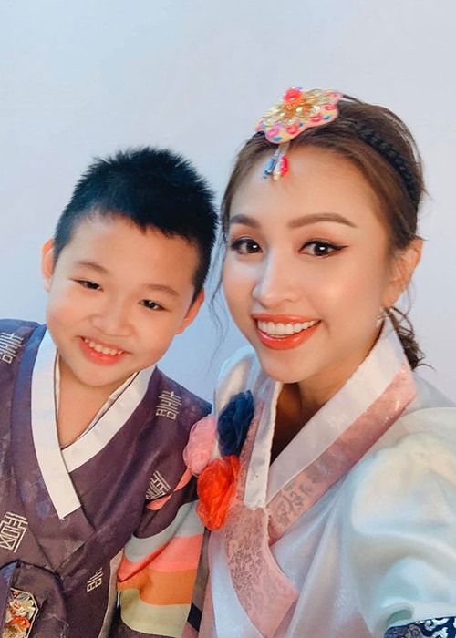 Nữ MC cũng từng khoe bức thư ngọt ngào của con trai.