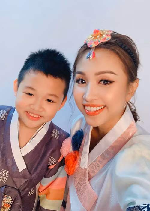 Nữ MC cũng từng khoe bức thư ngọt ngào của con trai.