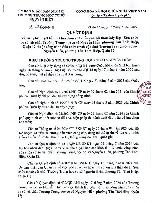 TP HCM: Công ty Phú Thiên Lộc trúng 32 gói thầu tại Quận 12 - Hình 5 TP HCM: Cong ty Phu Thien Loc trung 32 goi thau tai Quan 12-Hinh-5