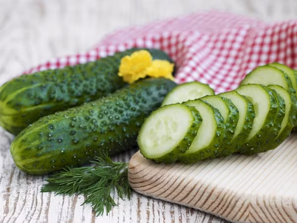 Mặt nạ sữa chua và dưa chuột không chỉ làm dịu và cấp ẩm cho da mà còn giúp tẩy tế bào chết, giúp da căng bóng.