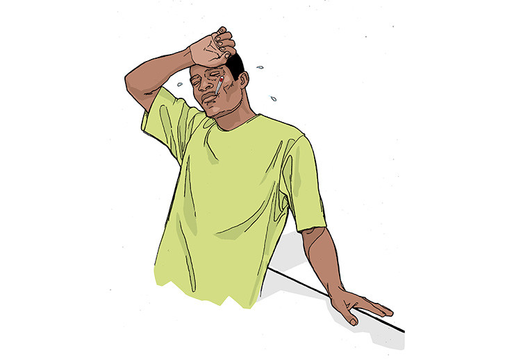 5. Sốt thường xuyên Ung thư ảnh hưởng đến hệ thống miễn dịch dẫn đến sốt thường xuyên và dường như không có lý do nào cả. Tình trạng này phổ biến hơn trong các giai đoạn sau của một số bệnh ung thư nhưng nó xuất hiện sớm trong các bệnh ung thư máu bao gồm ung thư hạch và bệnh bạch cầu.