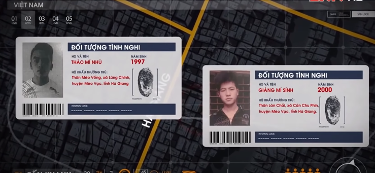 Tiếp tục xác minh về Thò Mí Chính, các trinh sát nắm được Chính thường xuyên giao du với 2 thanh niên là Thào Mí Nhủ (SN 1997, trú tại thôn Mèo Vống, xã Lũng Chinh, huyện Mèo Vạc) và Giàng Mí Sính (SN 2000, trú thôn Làn Chải, xã Càn Chu Phìn, huyện Mèo Vạc). 