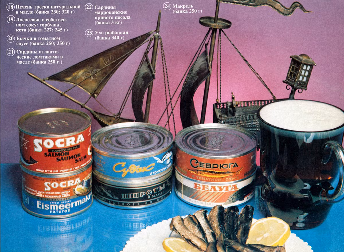 Các loại cá hộp ngon tuyệt.