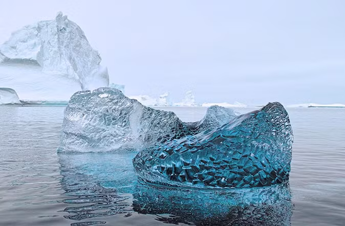 Tảng băng 10.000 năm tuổi trông như thế nào?