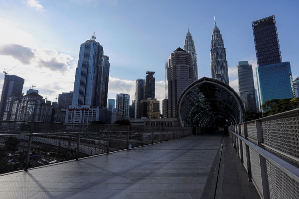 Cảnh Malaysia vắng lặng giữa lệnh phong tỏa vì COVID-19 Canh Malaysia vang lang giua lenh phong toa vi COVID-19