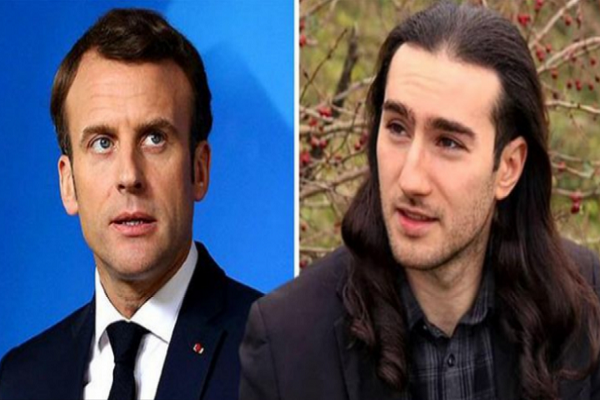 Ngày 10/6, phiên toà xét xử Damien Tarel (phải) - người tát vào mặt Tổng thống Pháp Emmanuel Macron (trái) hôm 8/6, đã diễn ra tại thành phố Valence, miền nam nước Pháp. Tòa án đã tuyên phạt Damien Tarel mức án 18 tháng tù giam, nhưng 14 tháng trong số đó được hưởng án treo. Ảnh: 7info.