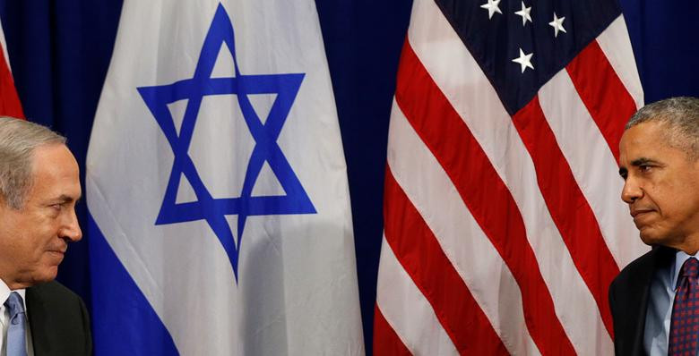 Tổng thống Mỹ khi đó là ông Barack Obama (phải) hội đàm với Thủ tướng Israel Netanyahu tại New York, Mỹ, ngày 21/9/2016.