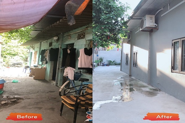 Ước ao có một ngôi nhà riêng của vợ chồng anh Nam đã trở thành hiện thực với căn nhà rộng rãi, tiện nghi và khang trang với chi phí chỉ 500 triệu đồng.