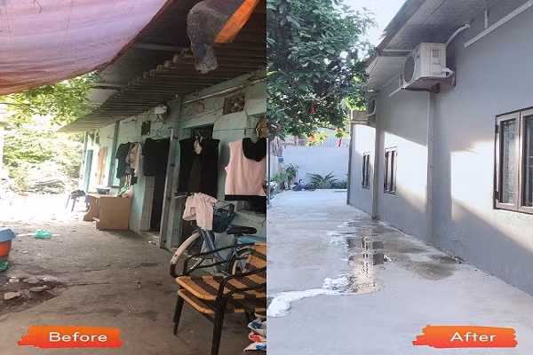 Ước ao có một ngôi nhà riêng của vợ chồng anh Nam đã trở thành hiện thực với căn nhà rộng rãi, tiện nghi và khang trang với chi phí chỉ 500 triệu đồng.