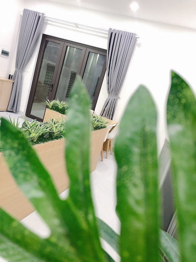 Tổng chi phí cải tạo căn nhà hết 500 triệu, bao gồm cả phần thô, hoàn thiện, nội thất, thiết bị điện tử như tivi, điều hòa, bếp, hút mùi, tủ lạnh…