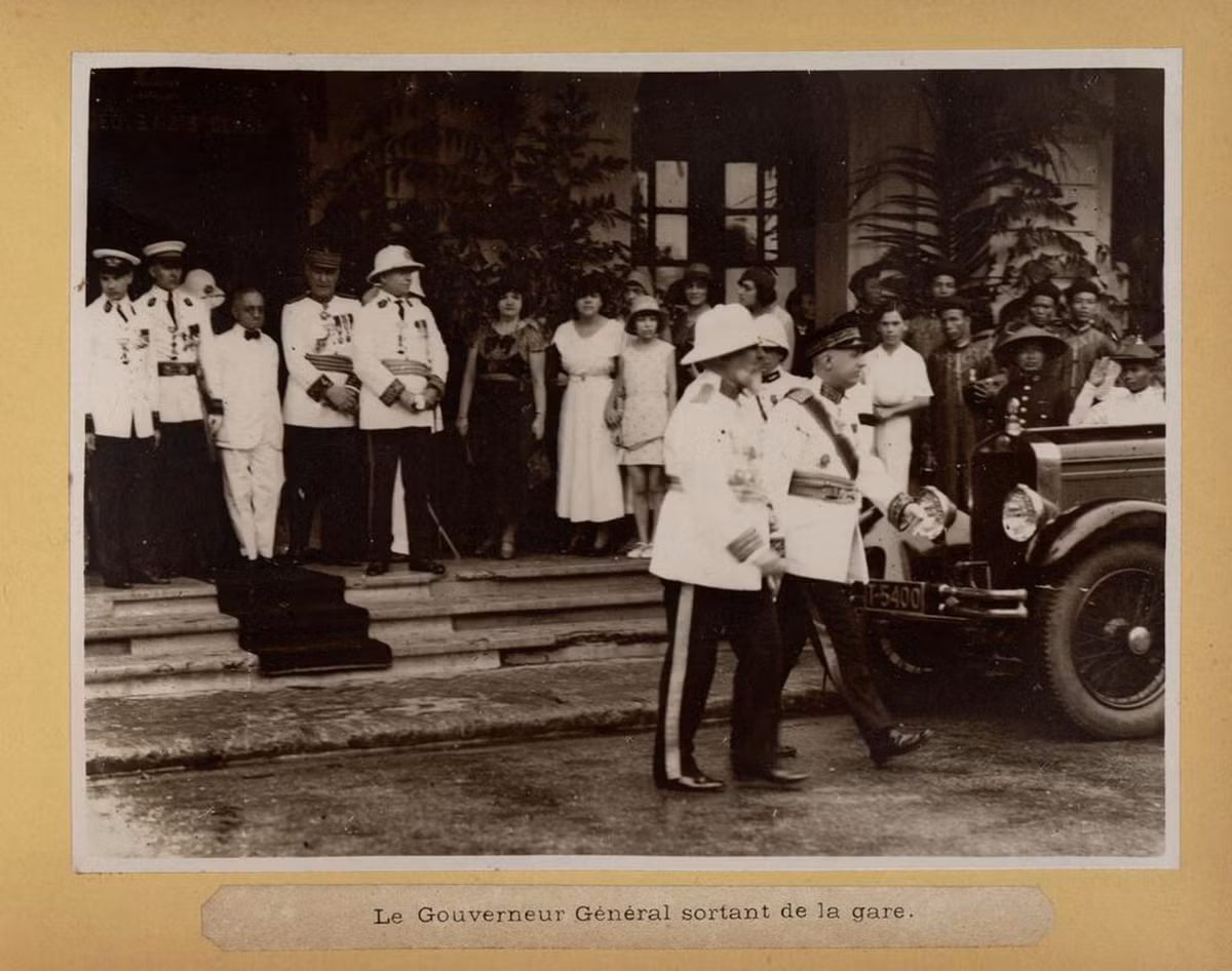 Toàn quyền Đông Dương rời ga. Ảnh tư liệu.