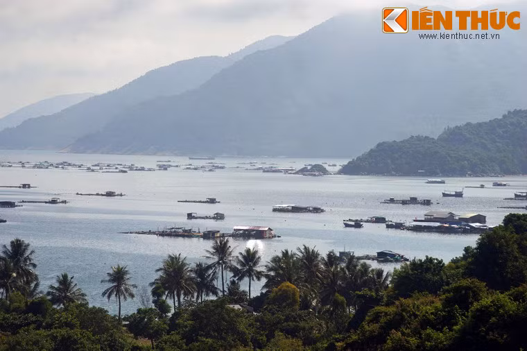 Dam say truoc khung canh ky vi cua vinh Vung Ro