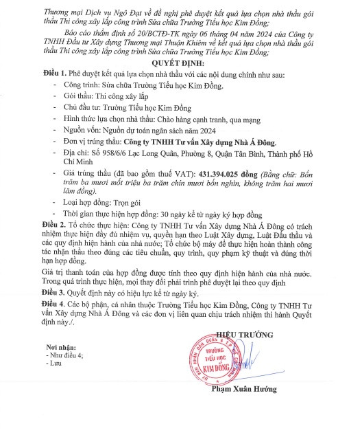 TP HCM: Một tháng 9 gói thầu sửa chữa trường học về tay Nhà Á Đông - Hình 4 TP HCM: Mot thang 9 goi thau sua chua truong hoc ve tay Nha A Dong-Hinh-4