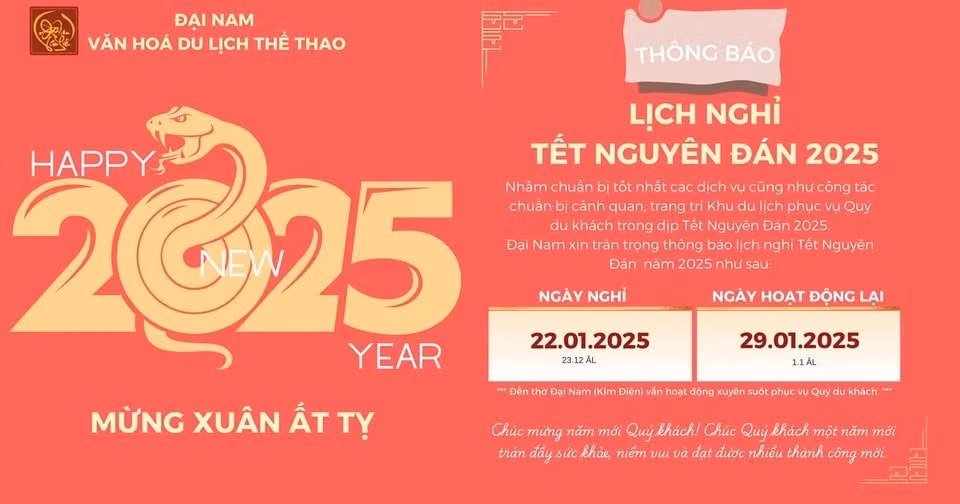 Vi sao khu du lich Dai Nam tam ngung hoat dong?