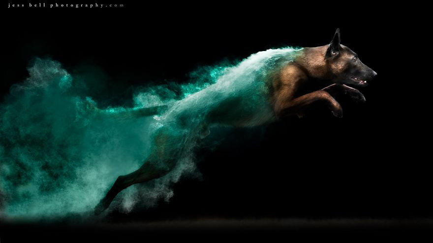 Jess Bell cũng rất cầu kỳ trong việc chọn bột màu gì cho từng "người mẫu" của mình.