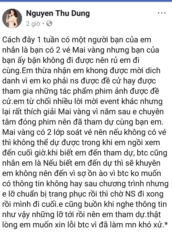 hông chỉ thế, cô nàng còn đăng hẳn 2 tấm ảnh được chụp từ vị trí ghế khán giả để làm “bằng chứng” cho việc mình ở đó theo dõi chương trình. Nhưng đôi đảo khán giả bày tỏ sự nghi hoặc về độ chân thực của tấm hình này. Không nhiều người cho rằng bức hình do chính tay Thư Dung chụp.