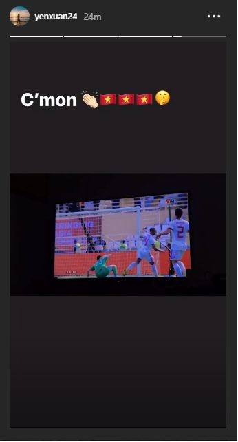 Yen Xuan 'dan mat' fan, khen Lam 'Tay' choi hay truoc Iran