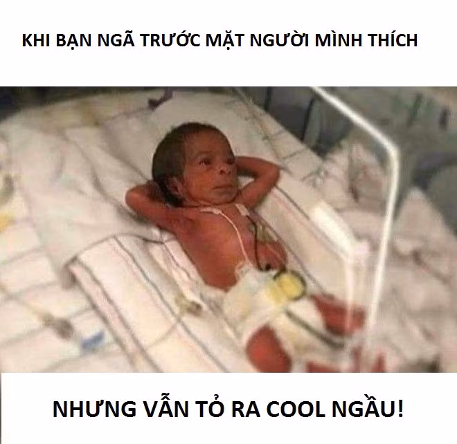 Biểu cảm "bá đạo" của nhóc tỳ vô tình phù hợp với nhiều tình huống khác nhau.