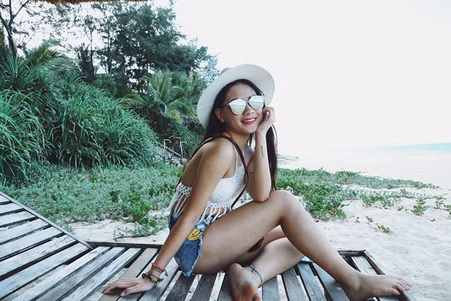 Điều Quỳnh Hương tự tin nhất ở bản thân là không bao giờ bị áp lực khi tham gia bất cứ cuộc thi nào.