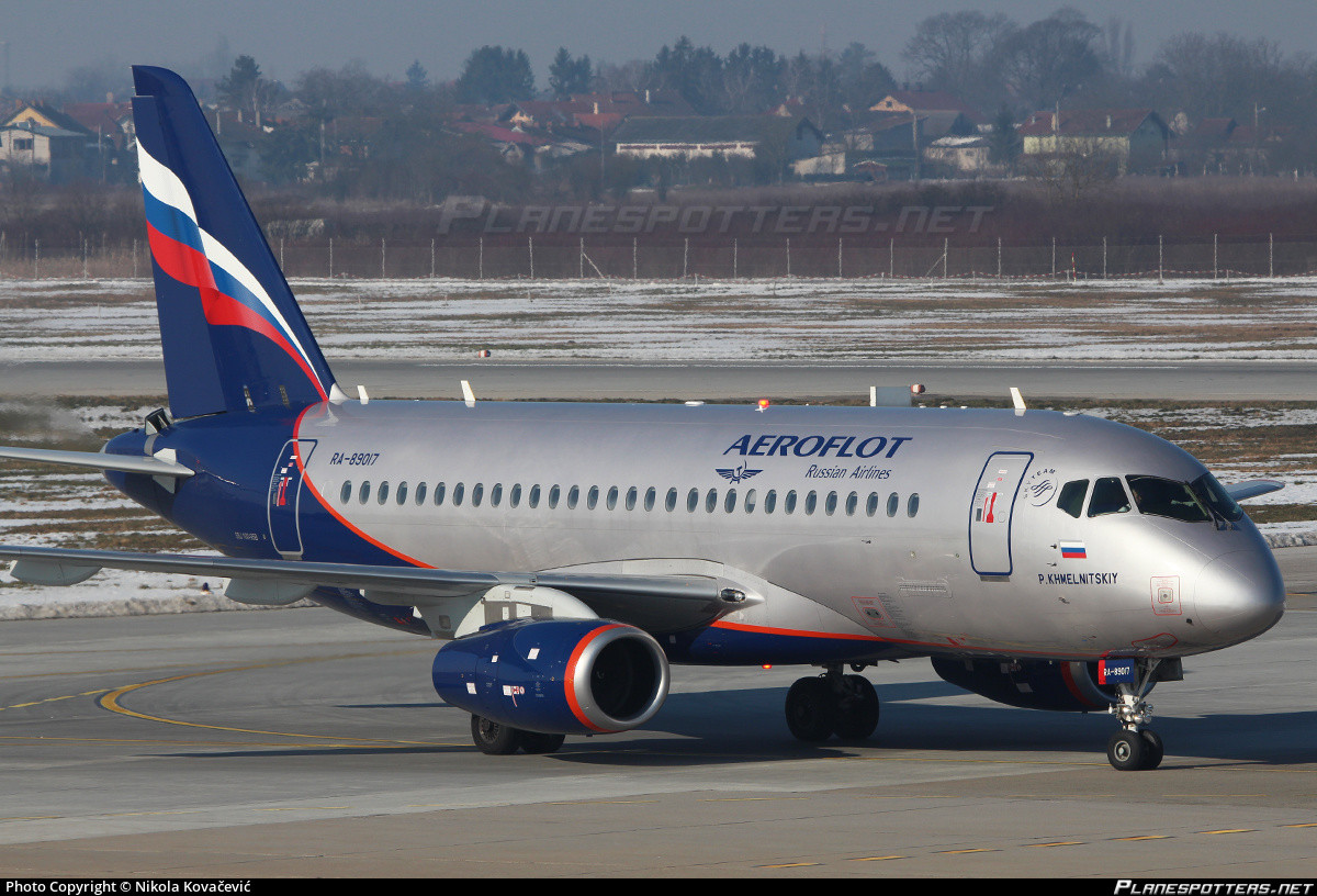 Một máy bay thương mại của hãng hàng không Aeroflot của Nga. Ảnh: planespotters.net.