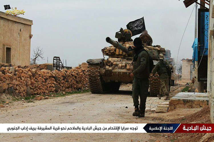 Trên thực tế, mặc dù các lực lượng vũ trang Syria bao vây chặt nhóm phiến quân Jaysh Al- Islam trong thành phố Douma, nhưng vẫn chưa chiếm được thị trấn Ar-Rayhan. Vẫn còn một diện tích lớn đang bị lực lượng Jaysh al-Islam kiểm soát và trở thành cứ địa quan trọng ngăn cản bước tiến của quân đội Syria. Ảnh: Ibn Nabih.