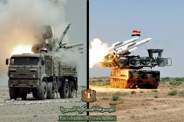 Với kết quả trên phòng không Syria đã đập tan được đợt không kích lần thứ nhất theo như Bộ Quốc phòng Mỹ đặt cho chiến dịch quân sự của nước này và đồng minh nhắm vào chính quyền dân sự của Tổng thống Syria Bashar al-Assad. Nguồn ảnh: Encyclopedia of Syrian.