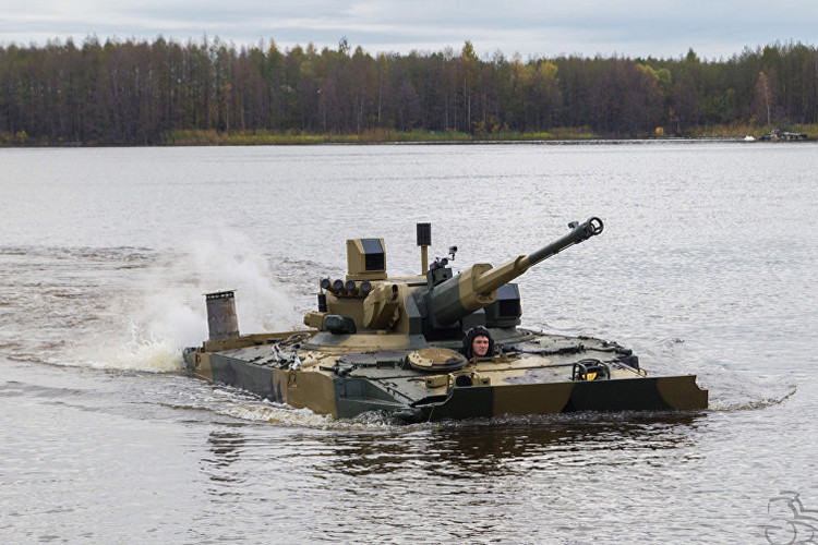 Ông Zakamennikov còn tiết lộ nhiều khả năng trong tương lai gần Derivation-PVO có thể sẽ được phát triển chung với nền tảng khung gầm hạng nặng Armata, tương tự như một số phương tiện bọc thép của được Quân đội Nga phát triển trong thời gian gần đây. Nguồn ảnh: bastion-karpenko.