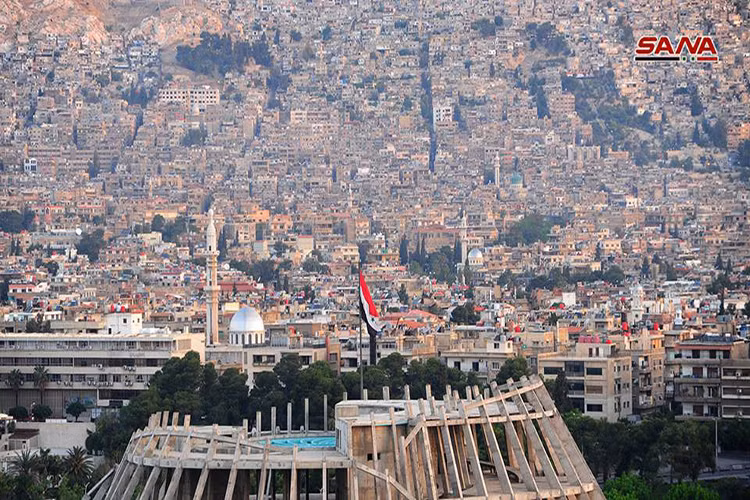 Hình ảnh thủ đô Damascus yên bình sau đợt không kích của Mỹ và đồng minh, cuộc sống tại đây hầu như không có sự xáo trộn. Nguồn ảnh: SANA.