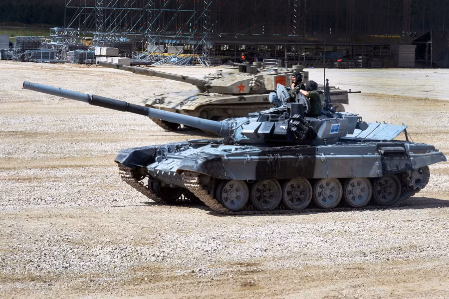 Trong khi đó ở vòng thứ hai, kíp chiến đấu trên xe tăng của các đội tuyển phải thực hiện nhiệm vụ tiêu diệt các mục tiêu chống tăng của đối phương bằng súng máy đồng trục 7.62mm từ khoảng cách 600-700 m. Nguồn ảnh: Army Games.