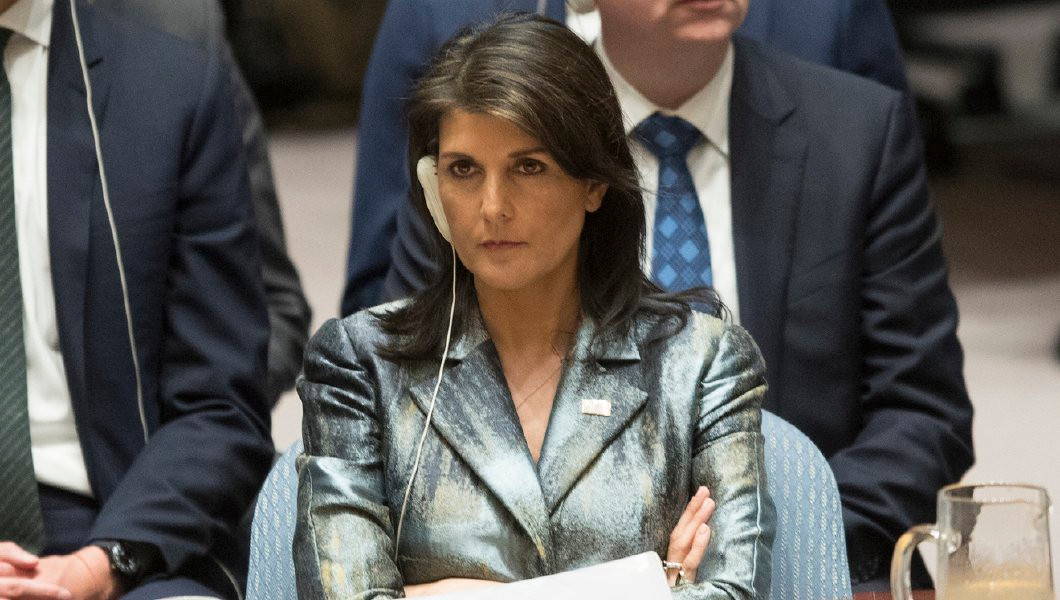 Đại sứ Mỹ tại Liên Hợp Quốc Nikki Haley. Ảnh: AFP